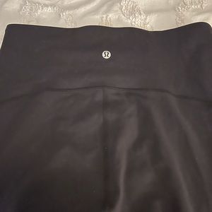 Authentic Lululemon black leggings with the tummy control band